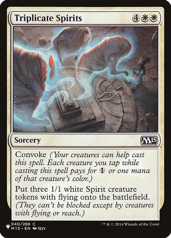 Triplicate Spirits [The List] (LM15 40)