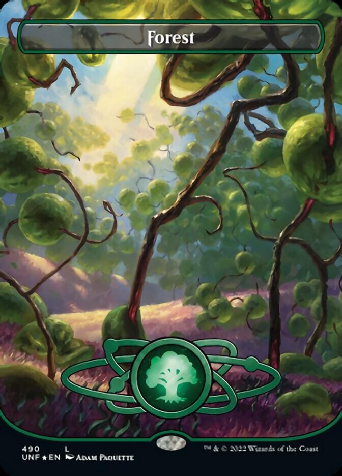 Forest (Planetary Space-ic Land) (Galaxy Foil) (239) [Unfinity]