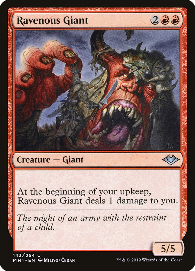 Ravenous Giant [Modern Horizons] (MH1 143)
