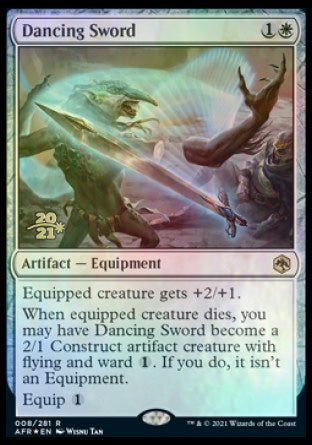 Dancing Sword [Dungeons & Dragons: Adventures in the Forgotten Realms Prerelease Promos] (PAFR 8)