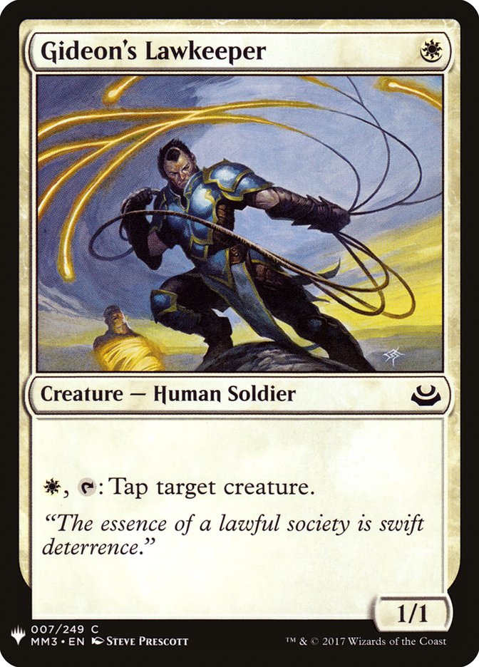 Gideon's Lawkeeper [Mystery Booster] (MB1 119)