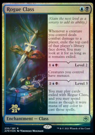 Rogue Class [Dungeons & Dragons: Adventures in the Forgotten Realms Prerelease Promos] (PAFR 230)