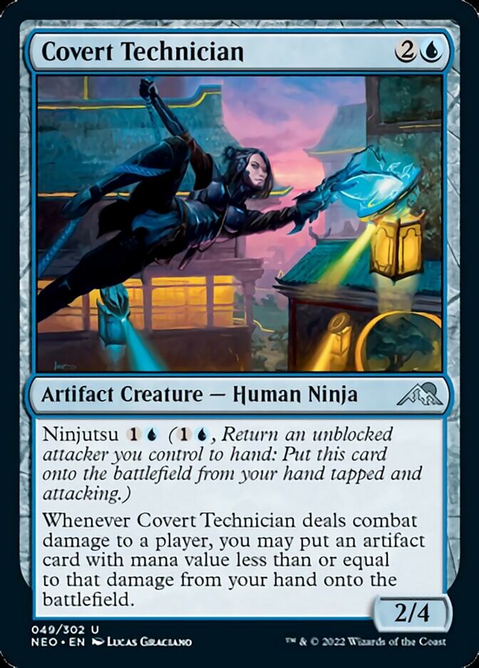 Covert Technician [Kamigawa: Neon Dynasty] (NEO 49)
