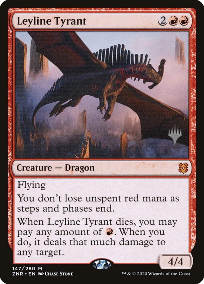 Leyline Tyrant (Promo Pack) [Zendikar Rising Promos] (PZNR 147P)