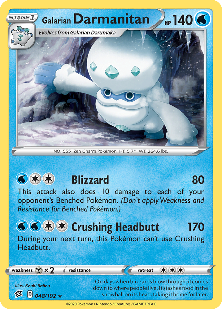 Galarian Darmanitan (48/192) [Sword & Shield: Rebel Clash]
