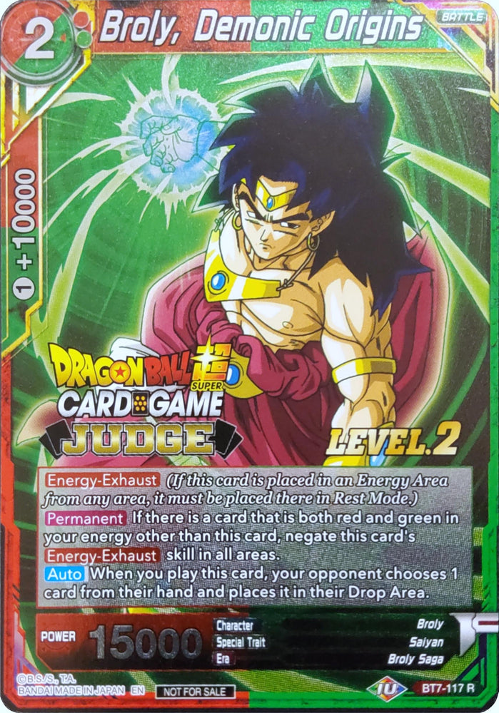 Broly, Demonic Origins (Level 2) [BT7-117]