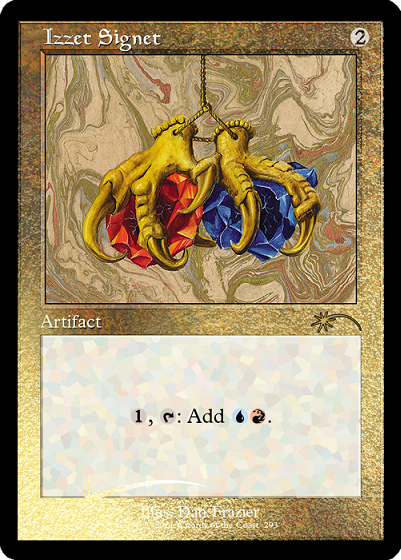 Izzet Signet (Retro) (Etched Foil) [Secret Lair Drop Series] (SLD 293)