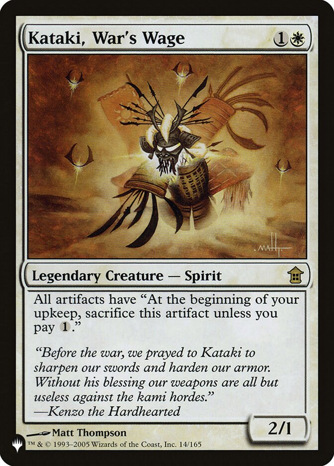 Kataki, War's Wage [The List] (LSOK 14)