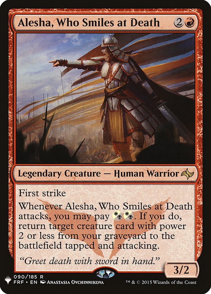 Alesha, Who Smiles at Death [Mystery Booster] (MB1 837)