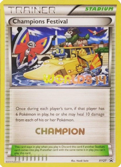 Champions Festival - XY27 (2014 Champion) [XY Promos]
