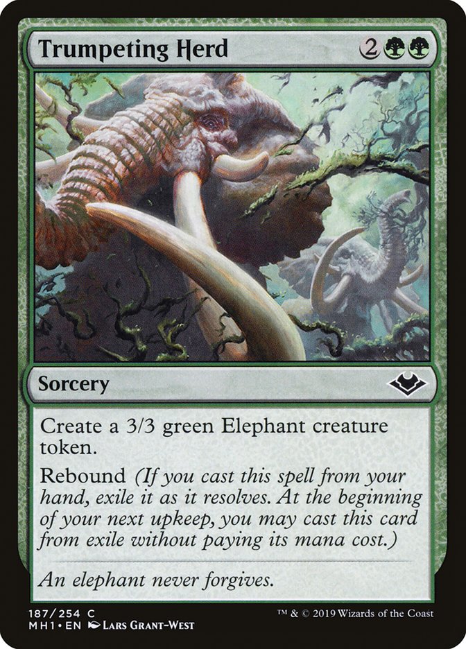 Trumpeting Herd [Modern Horizons] (MH1 187)