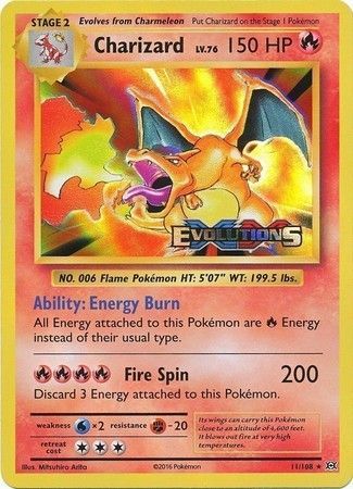 Charizard (XY Evolutions Prerelease) (11/108) [XY: Black Star Promos]