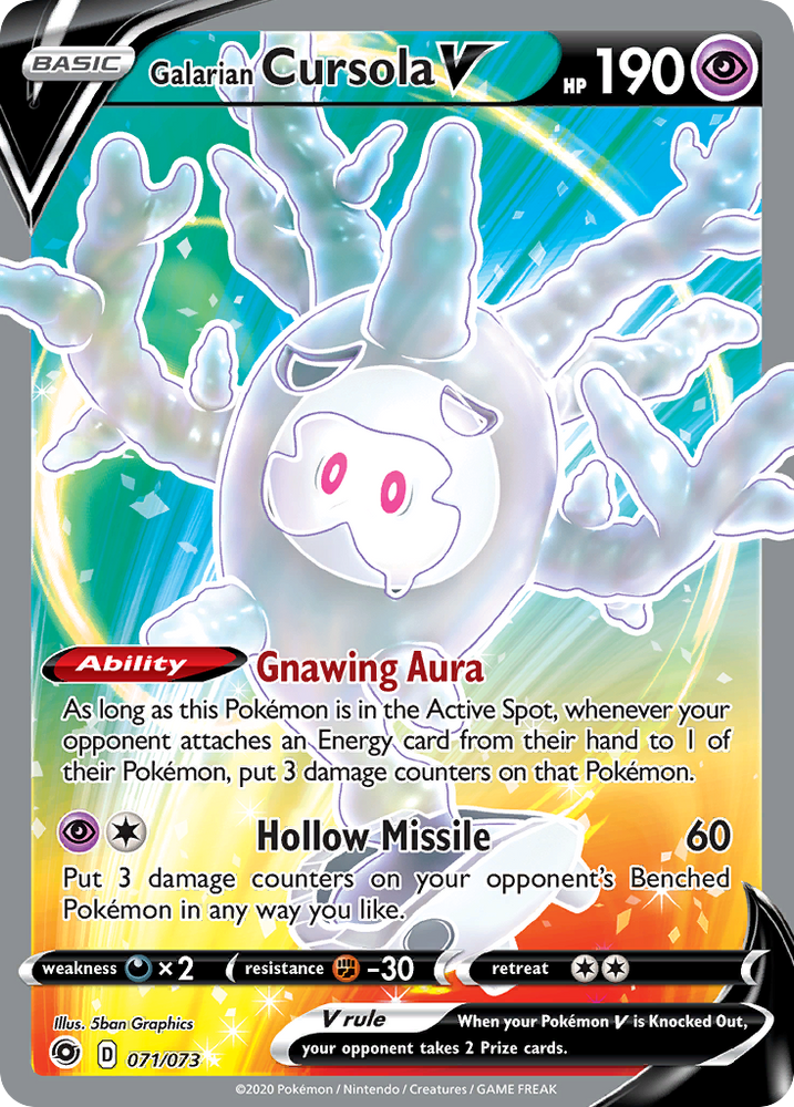 Galarian Cursola V (71/073) [Sword & Shield: Champion's Path]