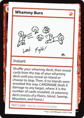 Whammy Burn (2021 Edition) [Mystery Booster Playtest Cards] (CMB1 70)