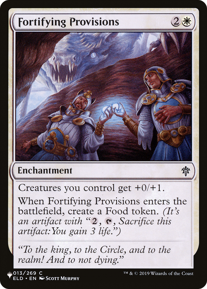 Fortifying Provisions [The List] (LELD 13)