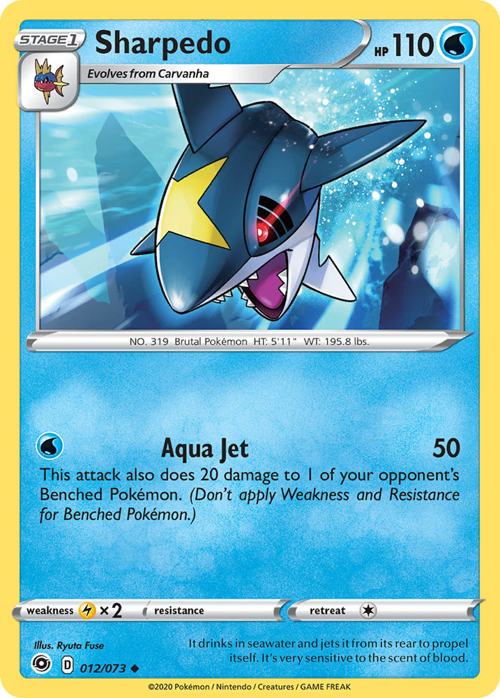 Sharpedo (12/073) [Sword & Shield: Champion's Path]