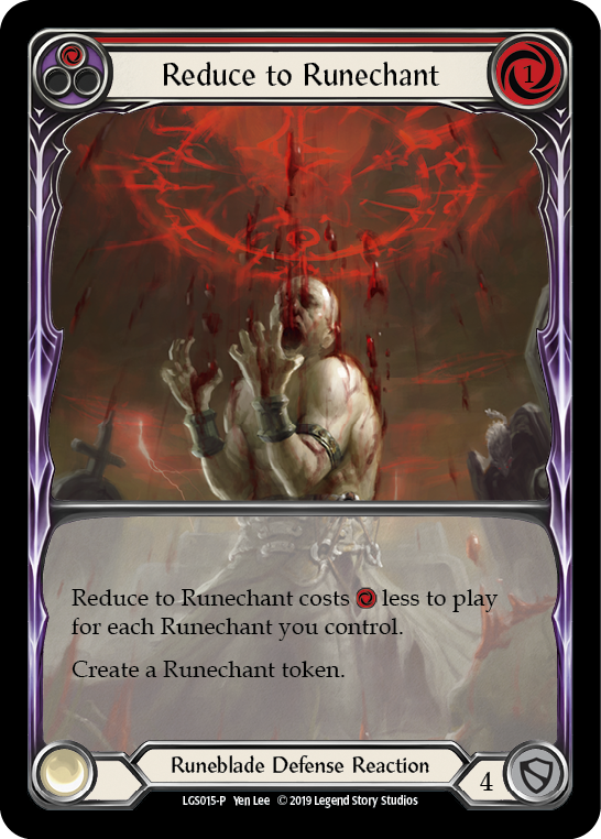 Reduce to Runechant (Red) [LGS015-P] 1st Edition Normal