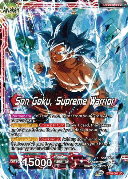 Son Goku // Son Goku, Supreme Warrior [BT16-001]