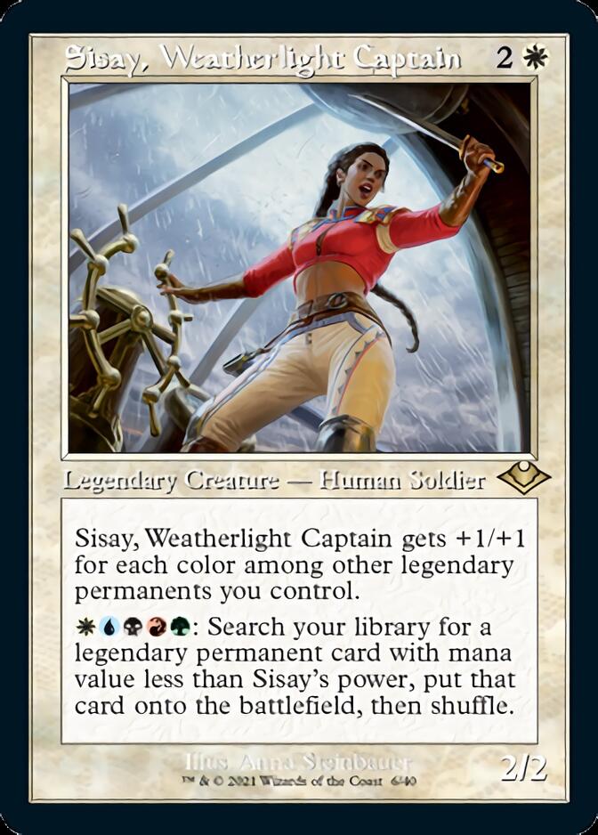 Sisay, Weatherlight Captain (Retro) [Modern Horizons 2] (H1R 6)