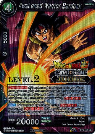 Awakened Warrior Bardock (Level 2) [BT3-110]