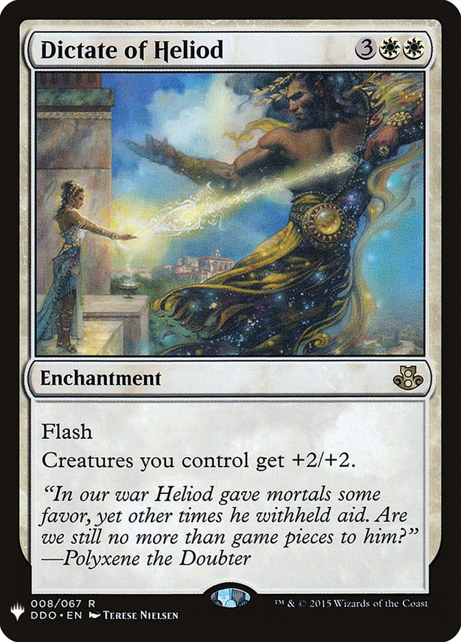 Dictate of Heliod [Mystery Booster] (MB1 76)