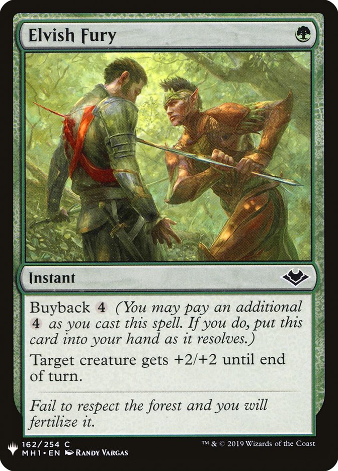Elvish Fury [Mystery Booster] (MB1 1194)