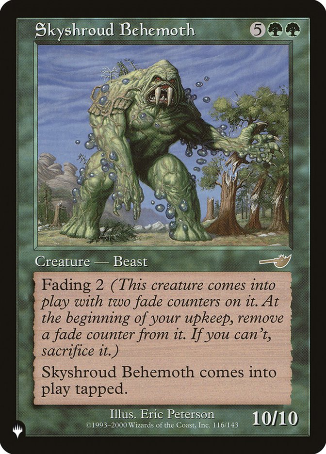 Skyshroud Behemoth [The List] (LNEM 116)