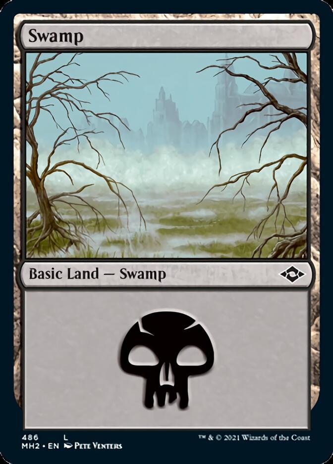 Swamp (486) (Etched Foil) [Modern Horizons 2] (MH2 486)
