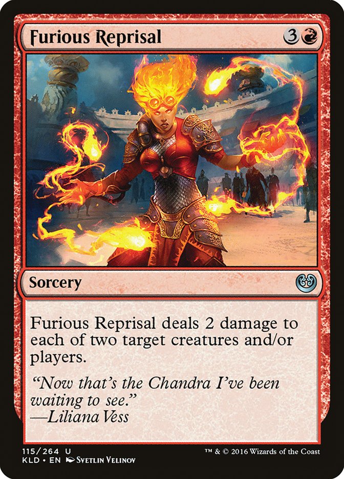 Furious Reprisal [Kaladesh] (KLD 115)