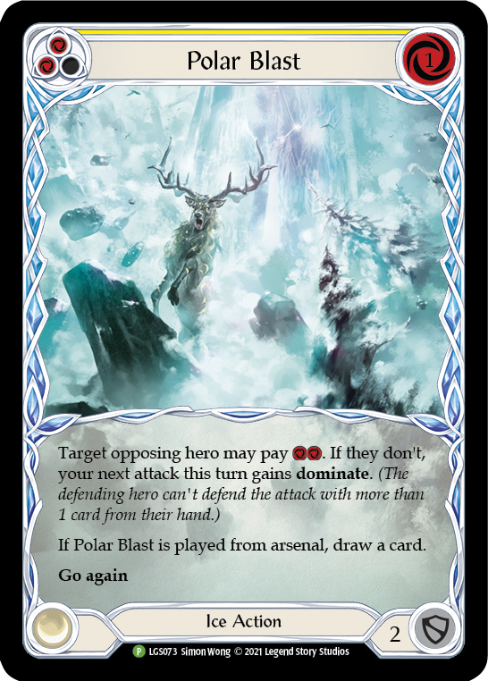 Polar Blast (Yellow) [LGS073] Rainbow Foil