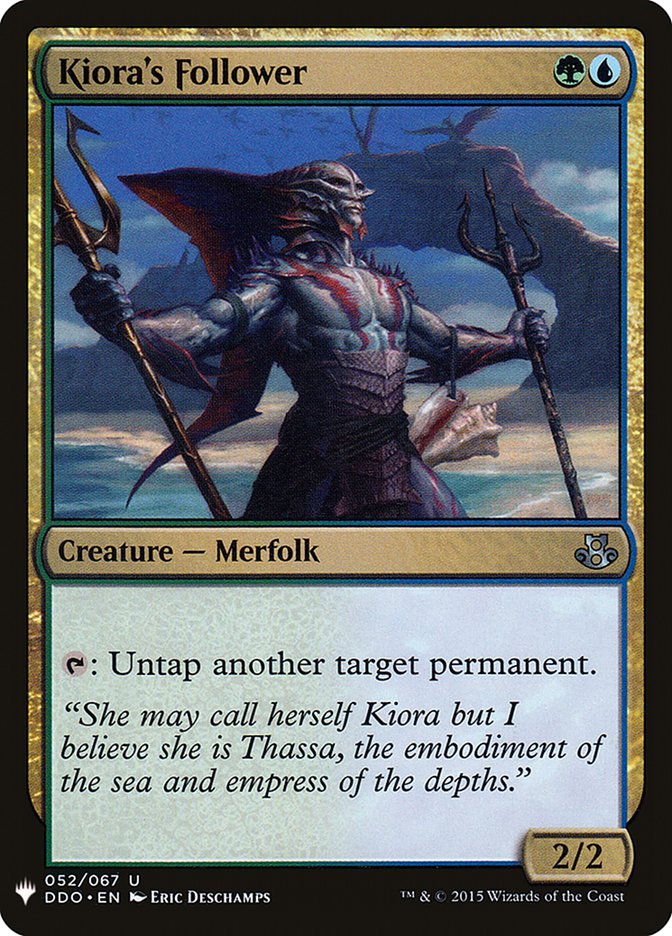 Kiora's Follower [Mystery Booster] (MB1 1443)
