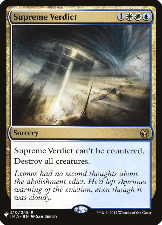 Supreme Verdict [Mystery Booster] (MB1 1493)
