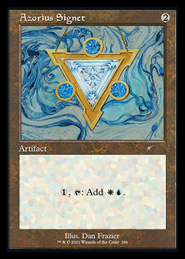Azorius Signet (Retro) [Secret Lair Drop Series] (SLD 286)