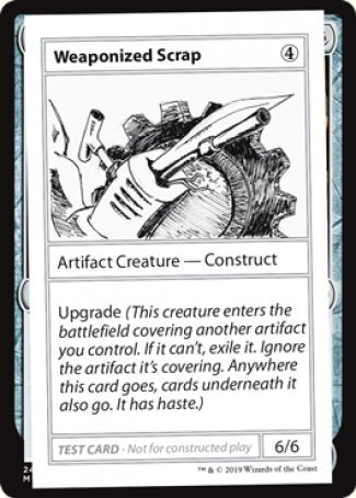 Weaponized Scrap (2021 Edition) [Mystery Booster Playtest Cards] (CMB1 111)