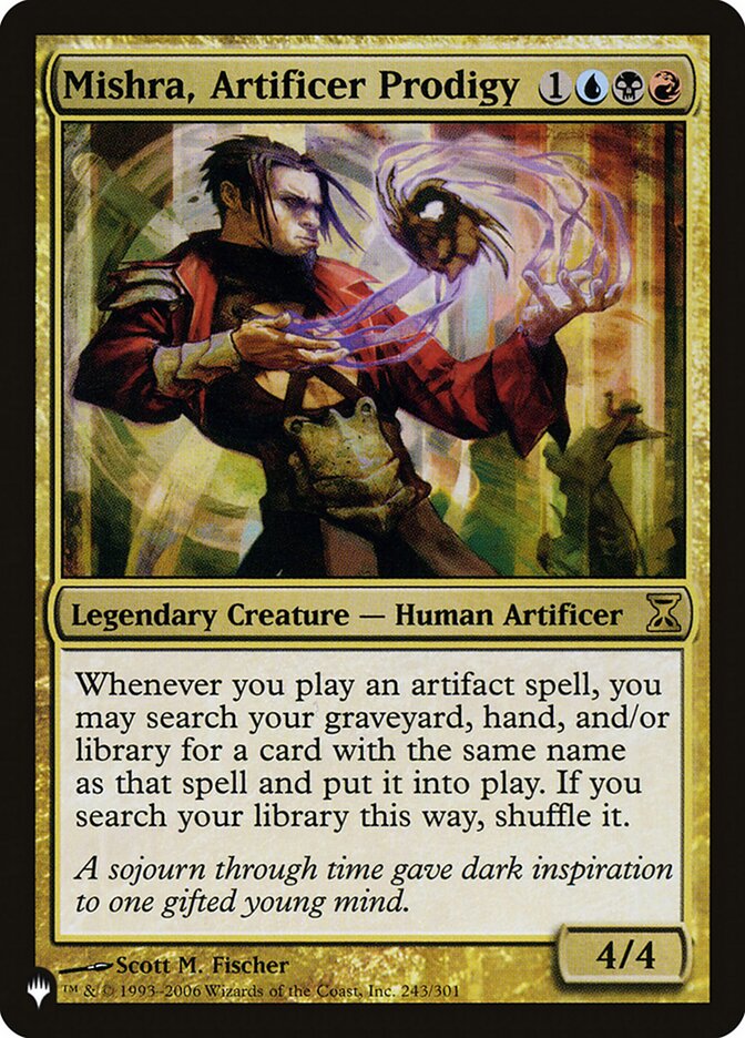 Mishra, Artificer Prodigy [The List] (LPLIST 243)