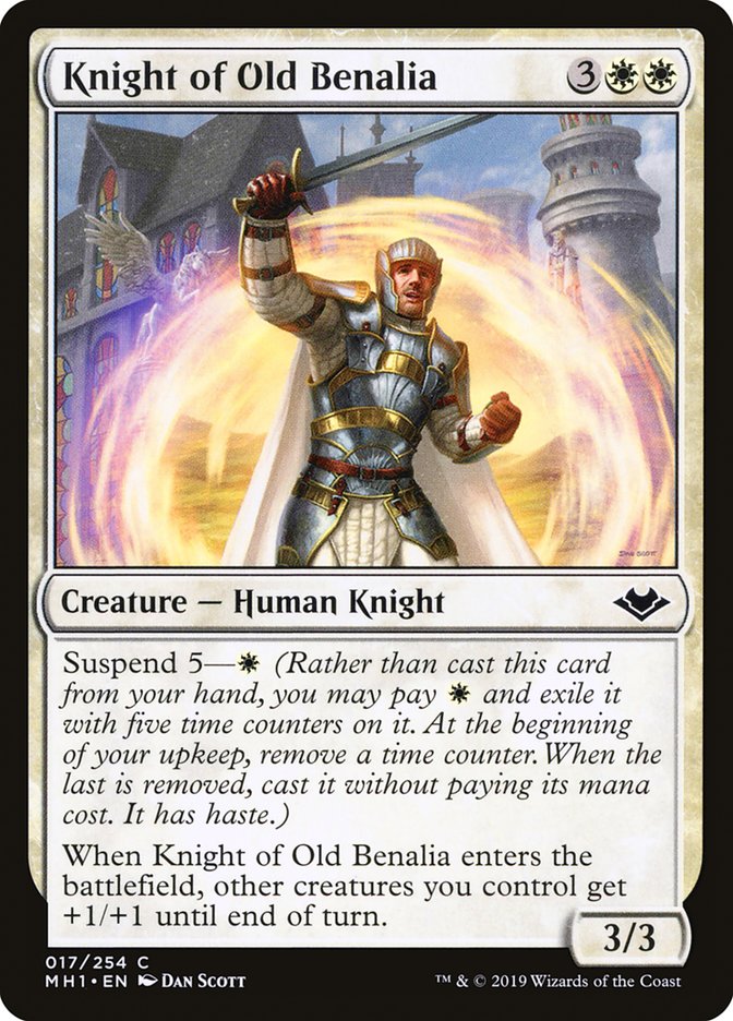 Knight of Old Benalia [Modern Horizons] (MH1 17)