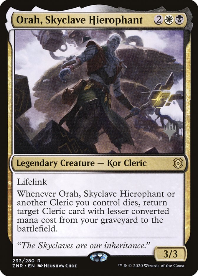 Orah, Skyclave Hierophant (Promo Pack) [Zendikar Rising Promos] (PZNR 233P)