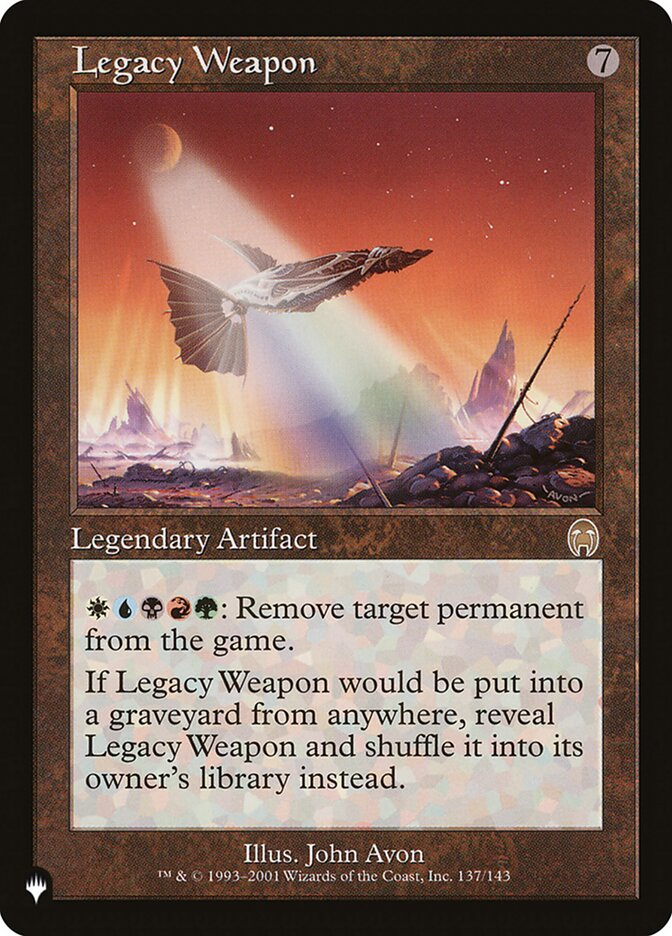 Legacy Weapon [The List] (LAPC 137)