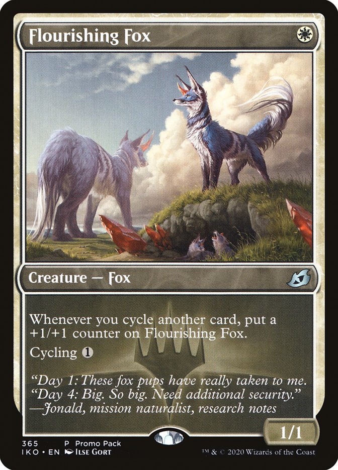 Flourishing Fox (Promo Pack) [Ikoria: Lair of Behemoths Promos] (IKO 365)