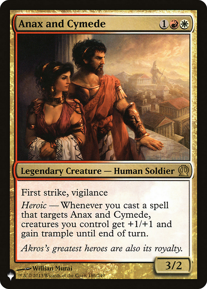 Anax and Cymede [The List] (LTHS 186)