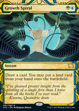 Growth Spiral (Etched Foil) [Strixhaven Mystical Archive] (STA 61)