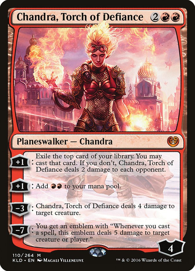Chandra, Torch of Defiance [Kaladesh] (KLD 110)