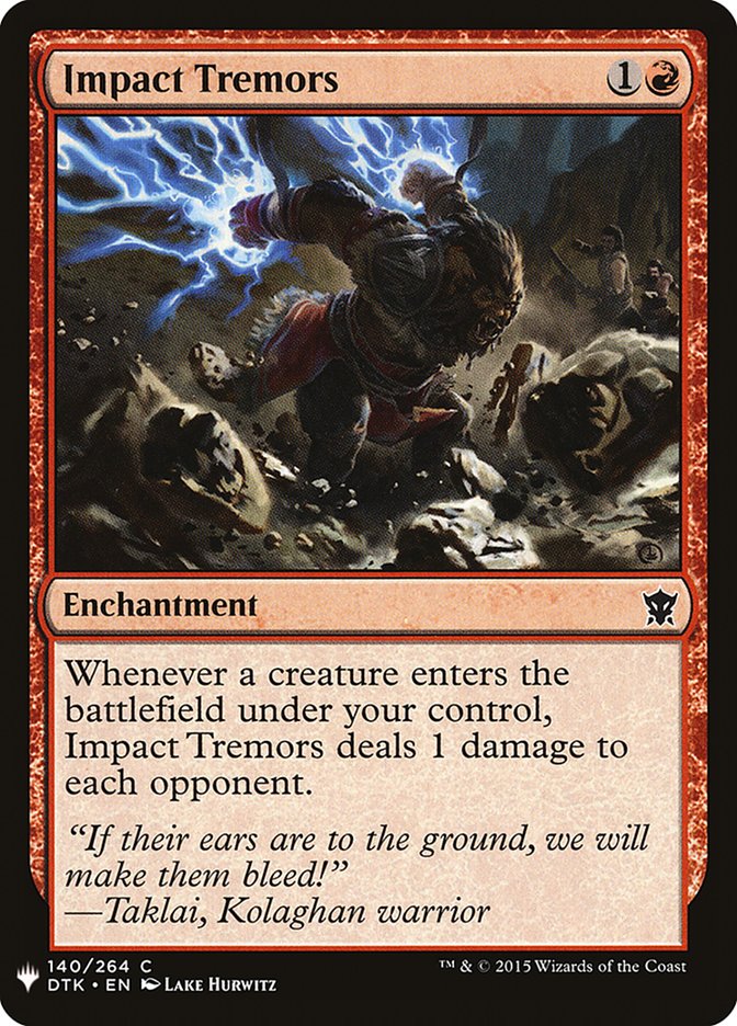 Impact Tremors [Mystery Booster] (MB1 978)