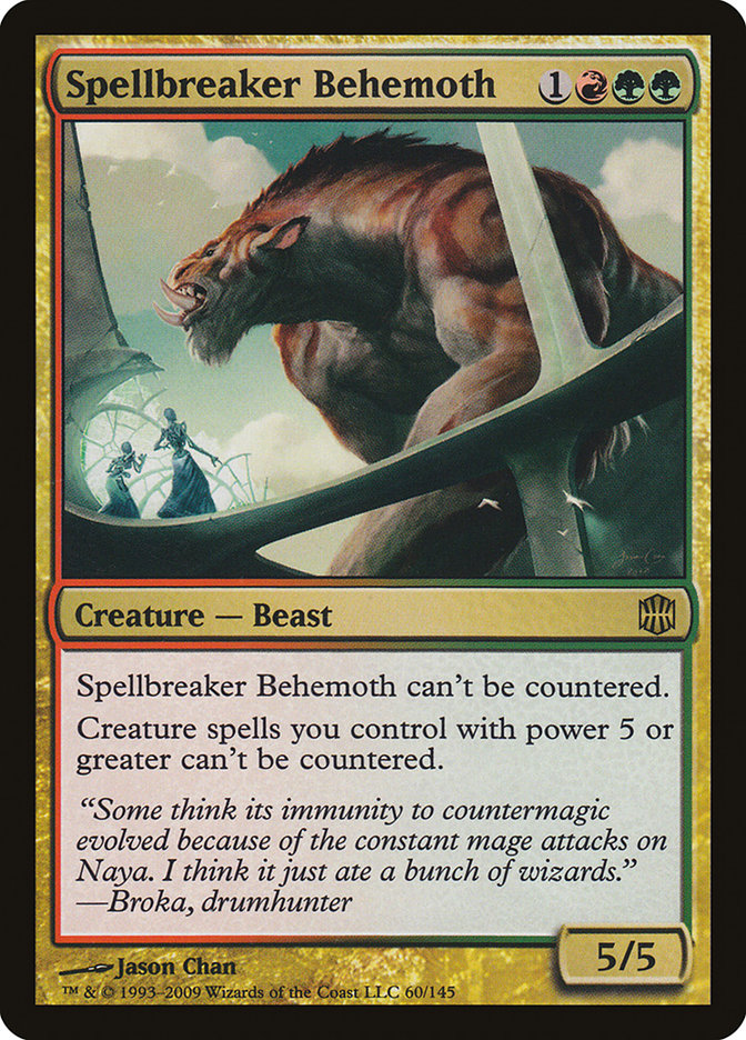Spellbreaker Behemoth (Oversized) [Oversize Cards] (ARB 60)