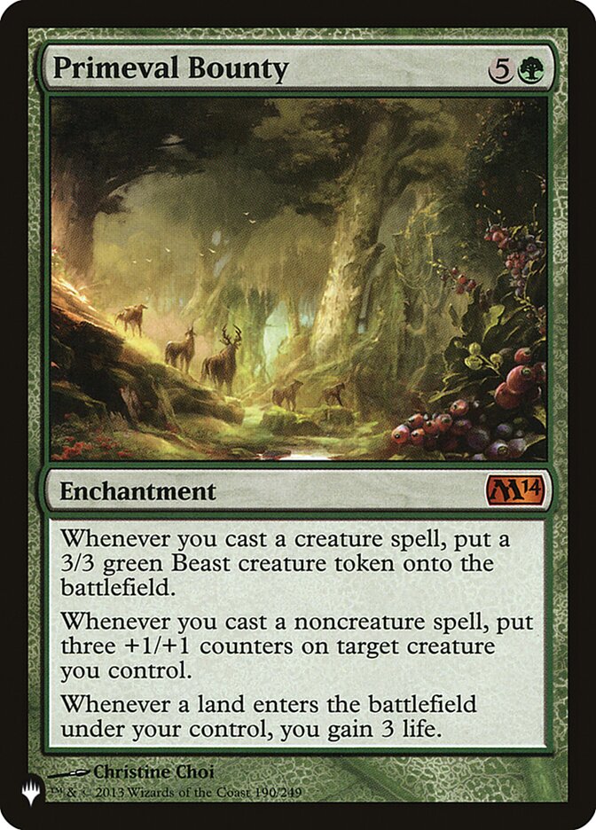 Primeval Bounty [The List] (LM14 190)