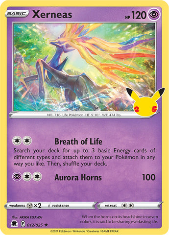 Xerneas (012/025) [Celebrations]