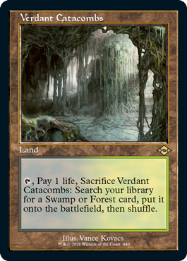 Verdant Catacombs (Retro Etched Foil) [Modern Horizons 2] (MH2 440)