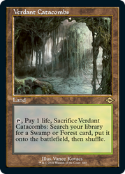 Verdant Catacombs (Retro Etched Foil) [Modern Horizons 2] (MH2 440)