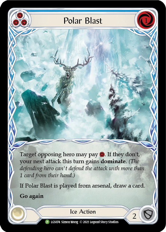 Polar Blast (Blue) [LGS074] Rainbow Foil