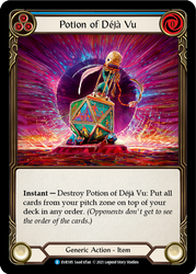 Potion of Deja Vu [EVR185] 1st Edition Cold Foil